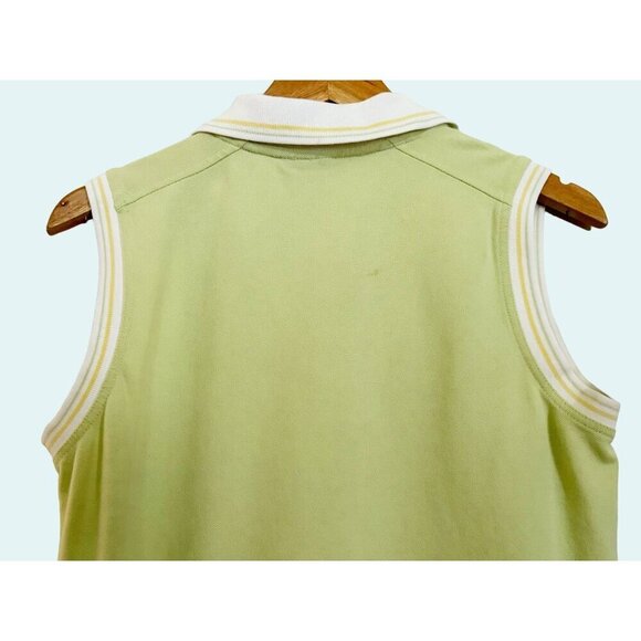 Vintage FACONNABLE 90s Y2K Tennis Preppy Long Dress Size Med - Picture 5 of 8